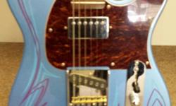 Duncan Music
In on consignment is this G&L Bluesboy Classic with custom pinstriping. The G&L ASATÂ® Classic Bluesboy? is a factory-modded version of Leo's final word on the traditional single-cutaway bolt-on axe. For players looking for the unmistakable