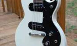 I am looking for a (preferably white or suburst) Gibson Melody Maker with two pickups, as pictured below.