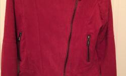Size 7/8 Lined washable Suede JouJou jacket in excellent condition from clean home.