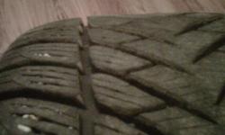 Goodyear Eagle Ultra Grip 235/55/17's barely used (less than 8k) like brand new. Each tire was $295 each to buy...asking 350 for all 4. Were on a 2008 mustang. Located in Wainwright AB