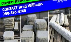 Left over from various projects, these high quality granite stone pieces are great for your home, workplace or special construction project. Landscape with as many or as few as you need.
Want all or some of it? Let us know! We'd love to work with you.