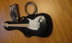 Black GTX electric guitar, Digitch RP90 guitar muiti effects and a guitar cable on SALE!!! All them together just for 300 dollars. I just used for once year and I didn't use a lot.