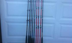 One piece 6' 6" Hali rods. Used and in good condition. $25 each. Call, text or email. Thanks 250-714-3800