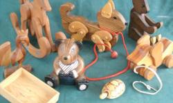 nice Wooden carved Toys prices vary from $5 - $20 each, all wooden Toys are in good condition, I take OFFERS.
I'm Retiring * View seller's list > check out my vintage and collectibles.
email or phone (250) 478 7971 > to set up a time & Date for shopping.