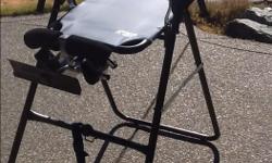 Hang Ups F5000III slightly used inversion table.
Duncan area