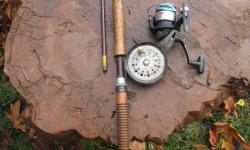 10'5' Hardy Fly Rod made in England, this converts to casting as well.
It comes with both type of reels plus cushion case.
For fishermen who demand the best.