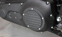 Primary and Inspection covers are Custom CNC machined from high strength, 6061-T6 aircraft grade billet aluminum.
Finished with a durable powder coat finish that will add class and style to your Harley Davidson motorcycle.
For our "Eclipse" series, we