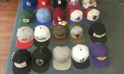 I am selling off the last of my hat collection. I have 20 hats in toal for sale (10 fitted size 7 3/8 & 10 Snap Backs). All in pretty good condition no tags though. Some not even really worn. I will sell all of the fitted hats $150 & all of the snap backs
