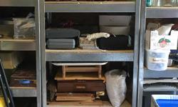 Rivet Heavy Duty 4 Shelf Storage Unit 27x17x 60
I have one unit for sale. I have five of them but only have room for four. You can see them in the picture what they look like once it's assembled. In excellent condition.
The shelves hold extremely heavy