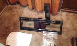 THIS IS A VERY WELL MADE T.V WALL UNIT,COULD BE ADDED TO TABLE MADE FOR HOLDING T.V IF NOT WANTED ON WALL/EVERYTHING IS BRAND NEW/AND COMES WITH INSTRUCTIONS/PLEASE PHONE 250-741-7777 THANKS
( HAPPY NEW YEARS )