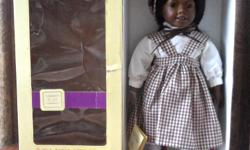 Back when American Girl had just started, Heidi Ott, a world famous high end doll designer, decided to create her own line of 18" historical play dolls: Faithful Friends. They even came with books. She also made them available through Target for half the