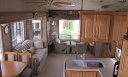 Beautiful 32 foot 5th wheel for sale. Purchased new in 2007. Very livable and great unit for snowbirds.
Perfect condition with very little use. 3 slides, Loaded with every feature you could want.
This will probably be the last trailer you look at before