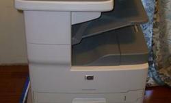 HP Laserjet M5035XS Print Copy Fax Scan
Print, Copy, Fax, Scan(color), duplex, staple, 11x17 printing and scanning, 2-250sheet trays, 3-500 sheet trays
This machine was used in an office enviroment, it has a low page count and works perfectly. It had a