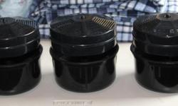 These pots are used to collect the water from the humidity that builds within your RV during storage or usage. All three for $10.00 or $4.00 each.