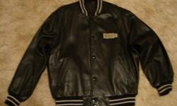 Never worn. Beautiful leather jacket. Size - XL   250-769-5250