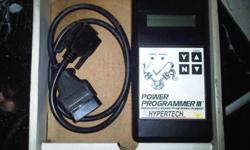 I have available a Hypertech Power Programmer, very good tuner for stock to mild Bolt-ons such as cat-back exhaust and upgraded air intake, pulleys, gears, Different Tire Sizes, Transmission Controls such as improved firmness and shift points among other