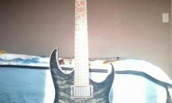 Guitar plays well
Neck through body
Ibanez Edge 3 Floating tremolo/locking tuning
Active pick-ups
3 way toggle for pick-ups
Mid cut switch
Missing plastic cover for battery