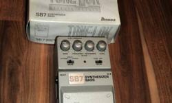 Ibanez SB7 Synthesizer Bass Pedal.  Pedal has been used once.  Mint condition.