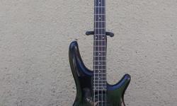 Used black Ibanez road gear series bass. Plays and sounds great.