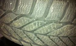 Full tread... I traded in my vehicle and the new one won't fit these.
The Goodyear Ultra Grip SUV is an SUV tire for enhanced traction in severe winter driving conditions. Directional, V-shaped tread pattern with wide circumferential grooves helps