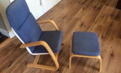 Children's chair and foot stool.
Good condition