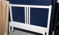 Ikea twin bed which was originally unstained wood but has been painted/whitewashed. Comes with slats. Selling for our student.
Price is firm.