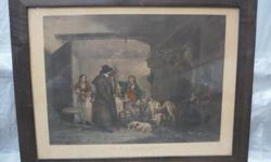 Original Engraving, by W. Ward. Mezzotint, hand coloured. Published March 1st 1797 by W. Ward. Delancey Place, Hampstead Road. Glazed in old wood frame 32" x 25"
In excellent condition for its age.. over 219 yrs old.
$425 OBO THIS IS AN ORIGINAL ENGRAVING