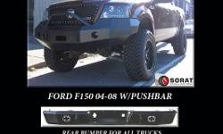 SORAT WHEELS & TIRES INC.
 604-980-7013
IRON CROSS HARDCORE
OFFROAD BUMPERS
MADE IN THE USA
WINCH READY 
ACCEPTS 4" LIGHTS
LIGHTER WIEGHT DESIGN PREVENTS SUSPENSION FATIGUETOW HOOK READY
OPTIONAL 2" PUSHBAR
TOUGH TEXTURED BLACK POWDER COAT FINISH
CNC