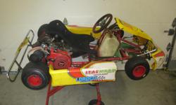 Moved over to the Rotax class. Selling this ASN-legal 6.5 H.P. 4-stroke Honda-powered kart that is currently the one to beat in the Senior Honda class at Western Speedway, where it has many #1 qualifiers & 1ST place finishes. This kart also earned a few