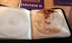 For the advanced beginner, these Japanese CDs are an easy way to learn to speak better! 30 units on 15 CDs. Topics include gift giving, the geography of Japan, and hospitals and clinics. Excellent condition.