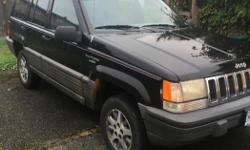 Make
Jeep
Model
Grand Cherokee
Year
1994
Colour
Black
kms
326888
Trans
Automatic
1994 Jeep Grand Cherokee 4x4 Larado
Beater with a Heater
Runs and drives but better suited for off road
Body and interior in good shape no rust
Would make a perfect 4X4 for