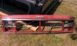 Red front clip for Jeep Cherokee / Comanche
Thought I'd get it as a backup years ago, turns out I didn't need it. 20 bucks obo