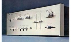 JVC vn-300 integrated amplifier
Good condition....sounds great!
Ultra rare MIJ early 70s integrated amp
Specifications
Power output: 15 watts per channel into 8? (stereo)
Frequency response: 20Hz to 40kHz
Total harmonic distortion: 0.5%
Damping factor: