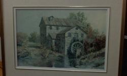 Brenda's Mill, nice piece beautifully framed.  OBO