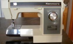 I have an older Kenmore 16 stitch free arm sewing machine for sale.  This machine is in good working condition.  All attachments included, button holer, variety of different sewing feet, quilting guide.
Please contact Bev @ 250-835-8840 or email
