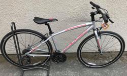 KHS Vitamin A bike for sale. Regular price $500, on sale for $299! You save $200!
The KHS Vitamin A is a great entry level fitness bike. A bike designed to fly over pavement; whether you're commuting or taking it for weekend rides, this bike is an