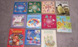 Disney Storybook Collection (320 pages) - $8
Disney Animal Stories (316 pages) - $8
Disney Classic Storybook (320 pages) - $8
Wildlife Encyclopedia (1970) - $4
Treasure of Stories - Beatrix Potter - $8
Care Bears Storybook Treasury (184 pages) - $8
Disney