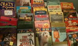 I have a bunch of kids books that I need gone!  There are boys and girls books here. Most of them are in pretty good shape, and there are a few sets.
    MAKE ME AN OFFER!
   Call me at 250 554 8957, ask for Brittany. Or feel free to email me,  what ever