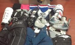 Hockey Gear from novice to bantam. Everything you see here. Pick what you need. Open to offers.