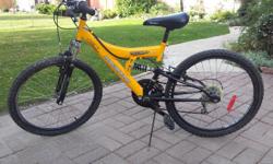 24 inch kids mountain bike, in good condition,