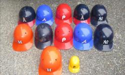 $30 for all, must sell as a lot
These are not real baseball helmets.
These are from the 70's used as collectable helmets.