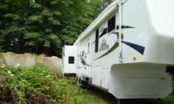 *****REDUCED***** 2008  Kingston 36' 5th wheel. Top quality 3 slides tv microwave fireplace built in vac two bedrooms 1-1/2 baths sleeps 6 tons of storage never smoked in and no pets as new. To view call 604-826-2266  ***REDUCED***
