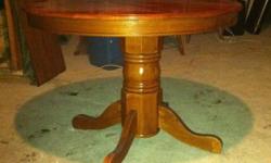 Like new kitchen table and 5 chairs bought from the "bedroom furniture store"
Great shape, extra table leaf to make table large oval shape, or small and round if preferred.
Paid 750$
First come first serve
This ad was posted with the Kijiji Classifieds