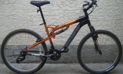 Kranked - dual suspension with 26 inch tires
This bike, like all the bikes I have for sale, has been inspected, cleaned and repaired front to back including wheel straightening. You are getting a restored bicycle that should last a long time if properly