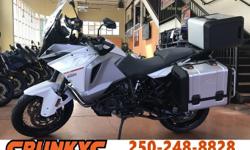 Make
KTM
Model
Adventure
Year
2015
kms
33911
2015 KTM Super Adventure T - Storage, Comfort and Power are all things this bike is Not Short On! Come See for yourself today at Spunkys!
Plus $189 Doc Fees + Tax. Financing Available OAC.
