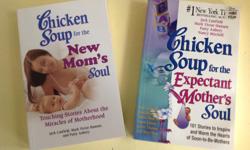 Large Selection of Baby Books for New Moms including:
Chicken Soup for the New Moms Soul and Chicken Soup for the Expectants Moms Soul $15 for both
Natural Childhood $10
How a To Talk To Your Baby $5
It's a Baby Girl! $5
Sleeping Through the Night $10