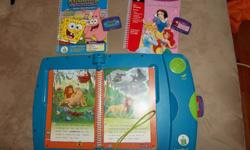 I have a Leap Pad from Leap Frog ..it comes with 3 books and 3 cartages . You can see from the photo which ones....
Please call or email during the daytime only.... as I am away all evenings..
Coreena 705 728 8156