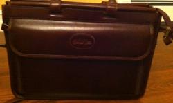 Bugati leather briefcase. Excellent condition $30. Email if interested.