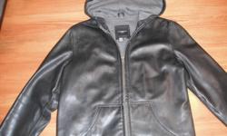 women's black leather jacket, gently used, size small. Also the zipper works perfectly, paid $100.00