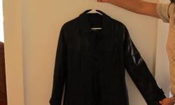 Brand new black leather jacket DANNIER XS/TP. Price $90 or OBO